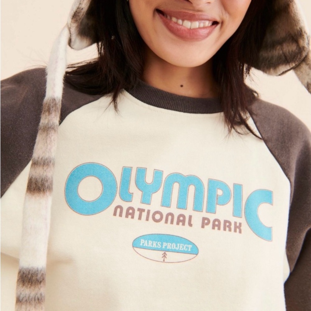 Like New! Parks Project Olympic National Park Retro Sweatshirt / EUC